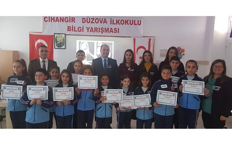 “Kıbrıs Türk Özgürlük Mücadelesi” konulu bilgi yarışması Cihangir-Düzova İlkokulu’nda yapıldı!